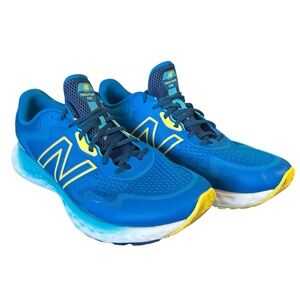 New Balance Blue and Yellow Fresh Foam EVOZ Size 13